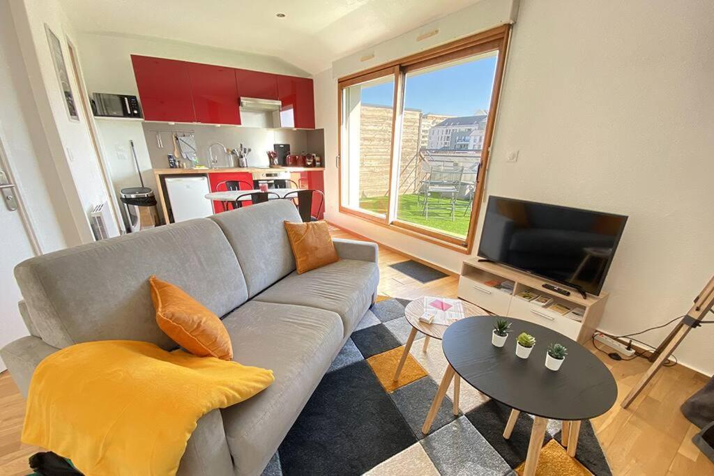 Grand Studio, Belle Terrasse Avec Vue Nantes Eksteriør bilde