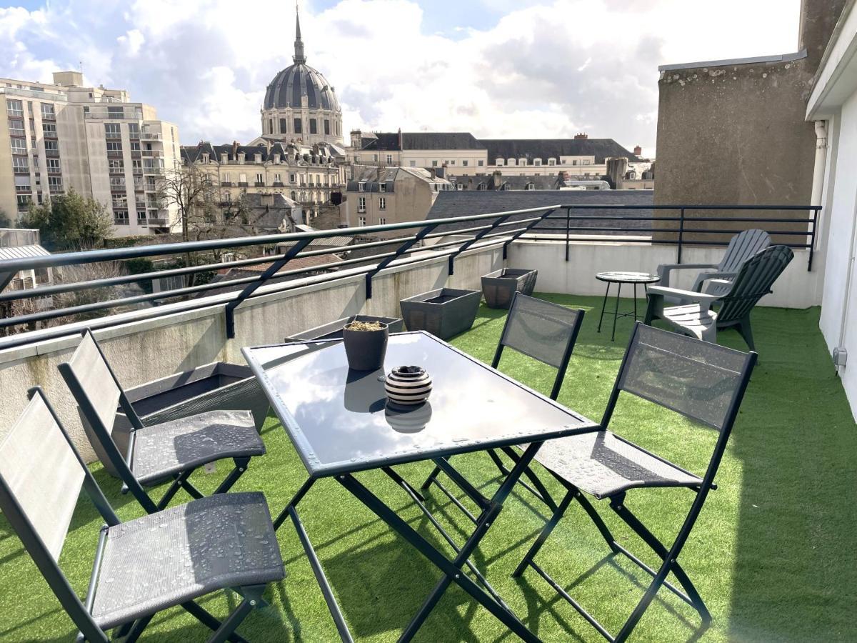 Grand Studio, Belle Terrasse Avec Vue Nantes Eksteriør bilde